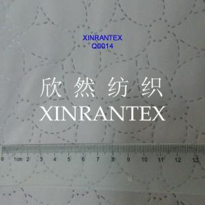 Quality Q0014 polyester quilting fabric design wholesale