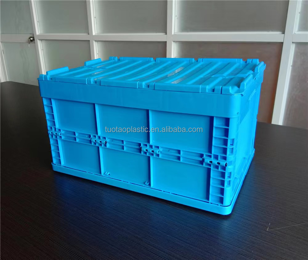 PP Material Mesh Style Collapsible Crate Box for Storage and Moving 600x400x337mm