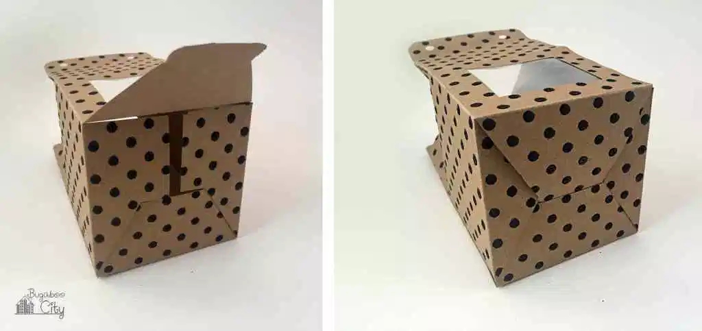 Customized Printing Christmas Cupcake Boxes