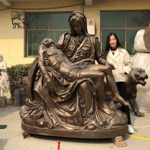 Quality Pieta Bronze Sculpture Virgin Mary Catholic Religious Statues Life Size wholesale