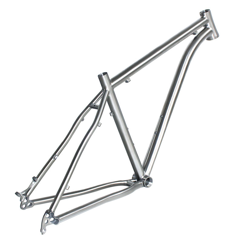 Titanium Hardtail 29er Mountain Bike Frame Dropout Thru Axle Hanger Post Mount Disc Brake