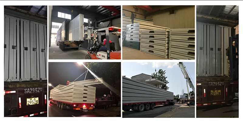 Moistureproof Expanding Folding Container House For Warehouse ISO9001-2000 Certified