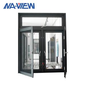 Quality Modern Designs French Models Dimensions Solid Wooden Arch Teak Wood Aluminium-Wood Clad Casement Windows wholesale