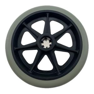 Quality Diameter 150mm Wheelchair Spare Wheels PVC Or TPR Gray Tread High Effective wholesale