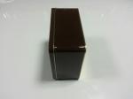 Metal Black Square Tin Containers , Printed Food Cans / Medicine Boxes