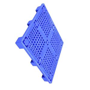 Quality Food Factory Flat Plastic Pallet 1000 X 1000 X 140 Blue HDPE 0.6T Load wholesale