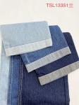 Twill Jacquard Blue Jean Denim Fabric TR HBT Herringbone