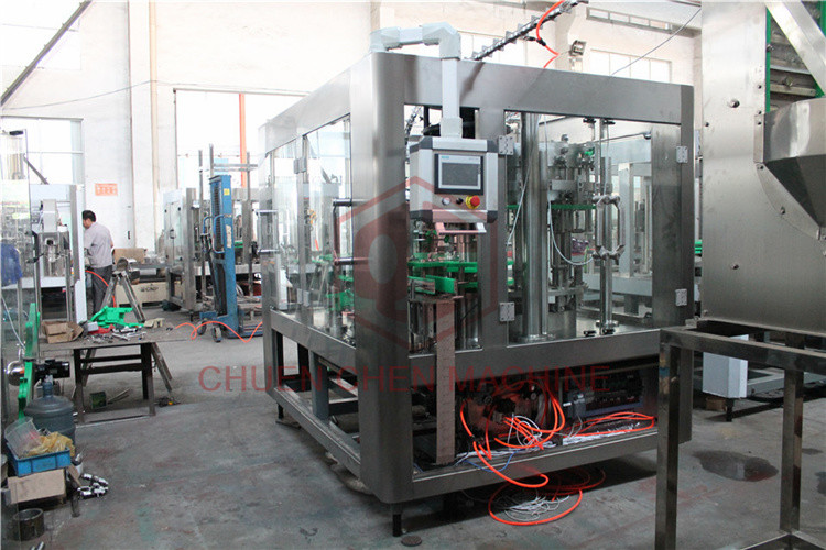 5000BPH Carbonated Drink Filling Machine Backup Pressure Juice Bottling Line