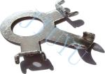 Durable Cu Stamping Terminal Contact Zn37 Metal Stamping Electric Parts in
