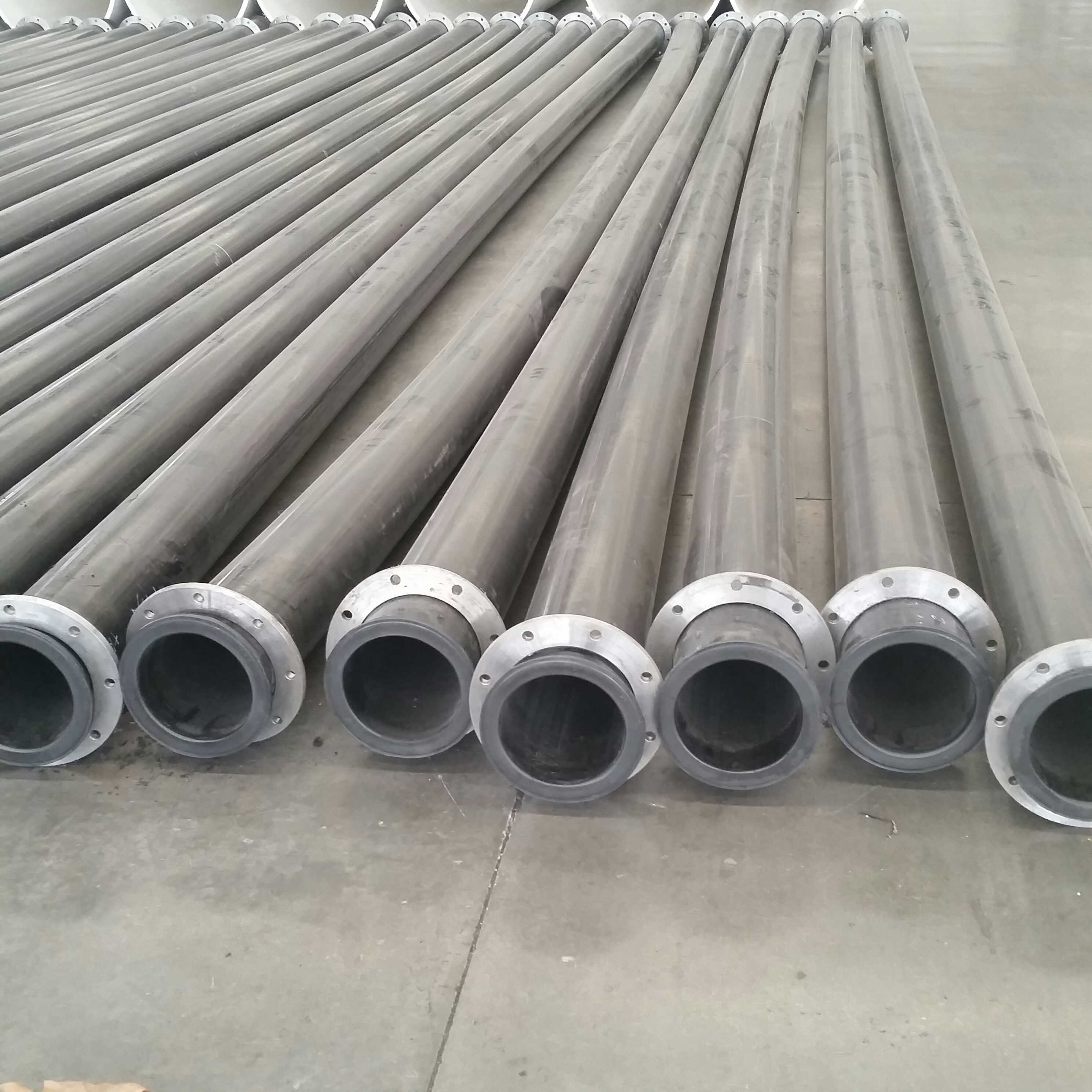 Flange Connected UHMWPE Dredging Pipe For Fluid Transportation