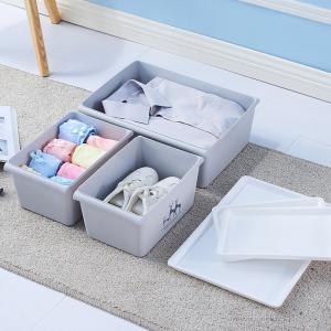 Quality Large Storing Baby Clothes Plastic Organizer Box With Lid wholesale