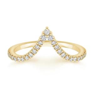 Quality Exquisite Ring Features Shimmering Pavé Diamonds With 9K Gold For Women wholesale