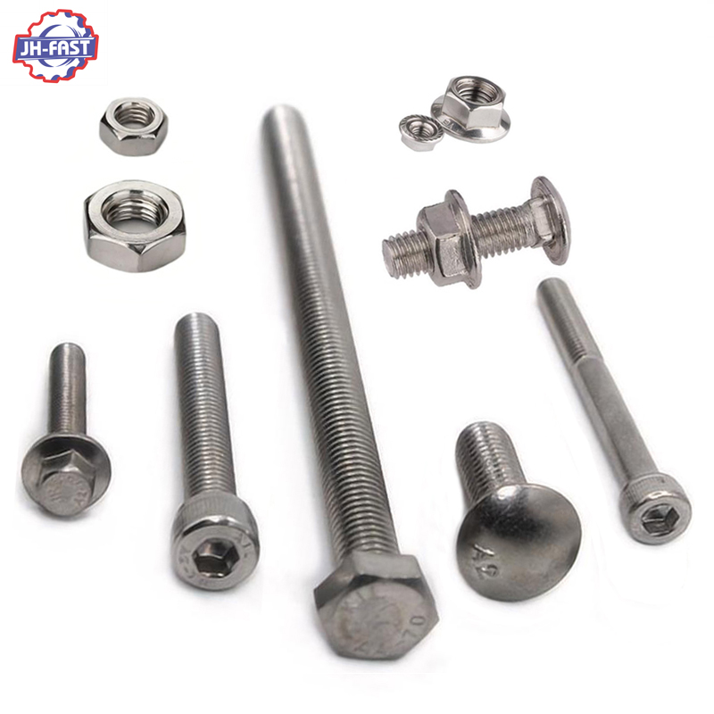 Directly Supply M4 M5 M6 M10 M12 Carriage Bolts with Square Neck and Round Cup Head