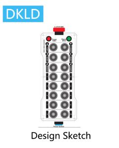 Quality 16-way switch industrial remote control DH-Z16F wholesale
