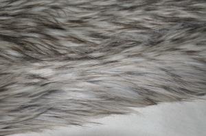 Quality Patterned Artificial Long Hair Fur Fabric Jacquard Faux Fox By The Yard wholesale