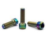 Non Standard Titanium Alloy Screw Hexagonal Cuphead Screws Color Zinc Full
