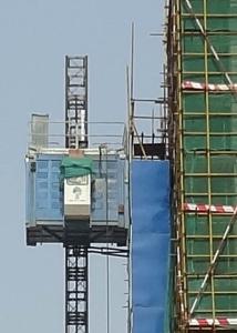 Quality Rack Pinion Type VFD Single Cage Modular Material Hoist Construction wholesale