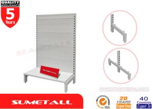 Quality Single Side Gondola Retail Display Shelving Racks With Welded Base Foot wholesale