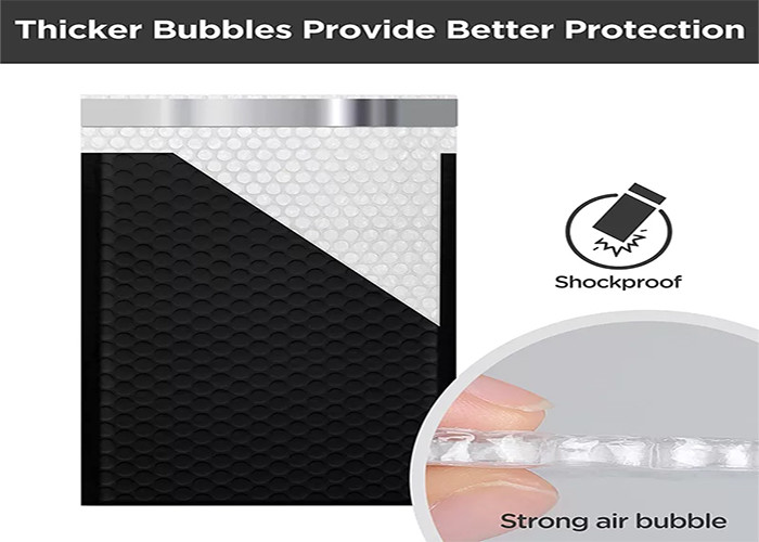 Color Custom Shockproof Bubble Mail Bag Waterproof Dustrproof Tearproof