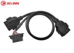 OBD2 OBDII Male to Hyundai and Kia OBD2 Female and OBD2 Female Y Cable with
