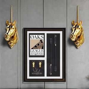 Quality European Style Rectangle Equestrian Mural Building Blocks for Living Room Entrance Wall wholesale