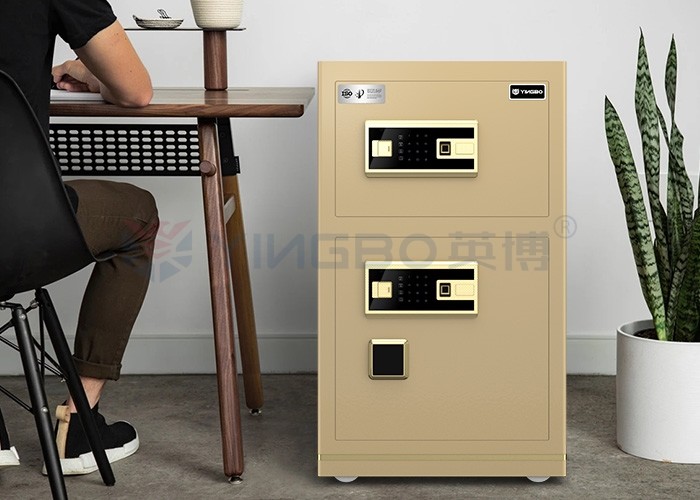 Double Door 46kg Office Luxury Safe Box Dual Alarm YB/N7-80D