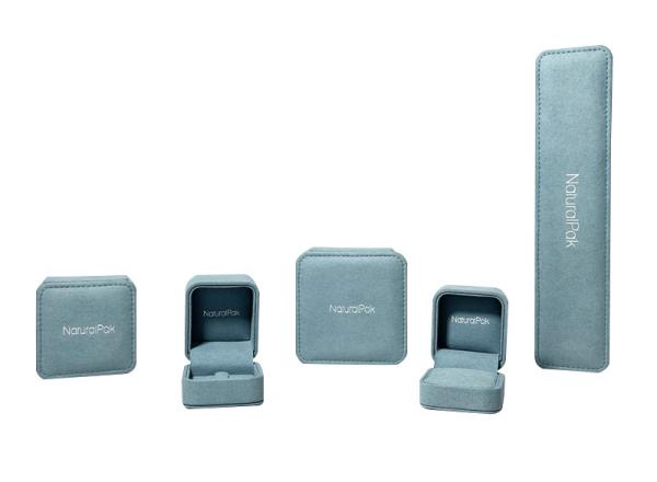 Romantic Microfiber Luxury Presentation Boxes Small Velvet Engagement Ring
