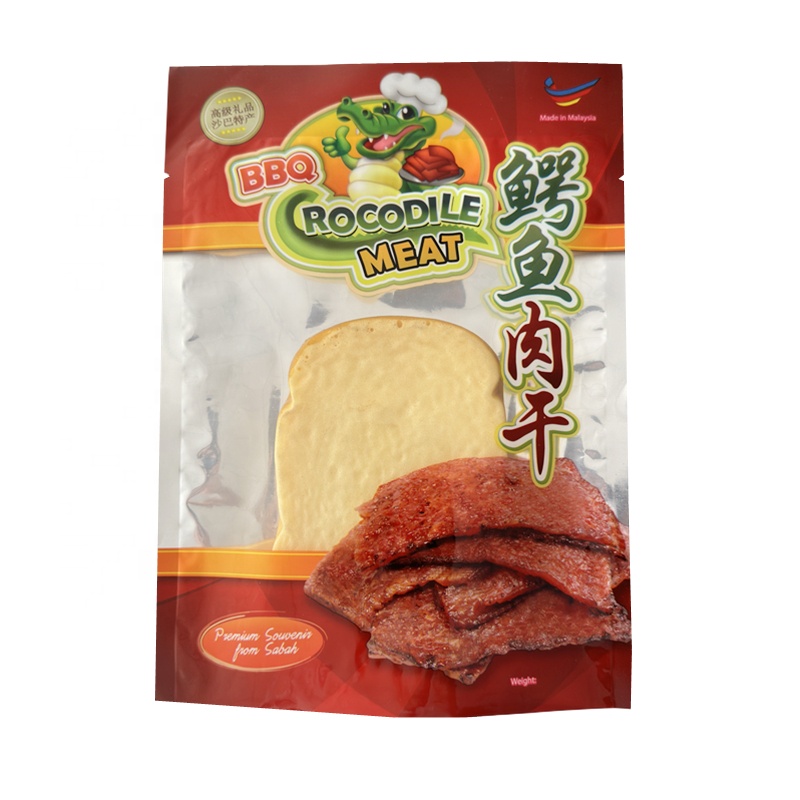 Smell Proof Windowed Beef Jerky Packaging Bags PET / VMPET / PE Material For Nuts Kernels
