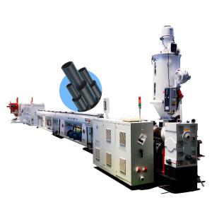 Quality 20mm - 110mm HDPE Pipe Making Machine , High Speed PE Pipe Extrusion Line wholesale