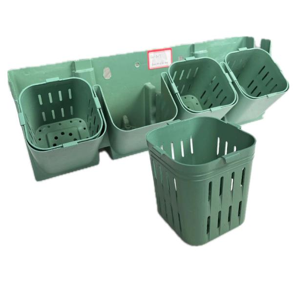 Customized Green Wall PP Strong Vertical Plastic Flower Pot For Indoor/Garden