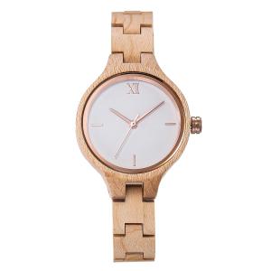 Quality Simple wooden wrist watch,maple wood watch,ladies watch. good gifts for women. wholesale
