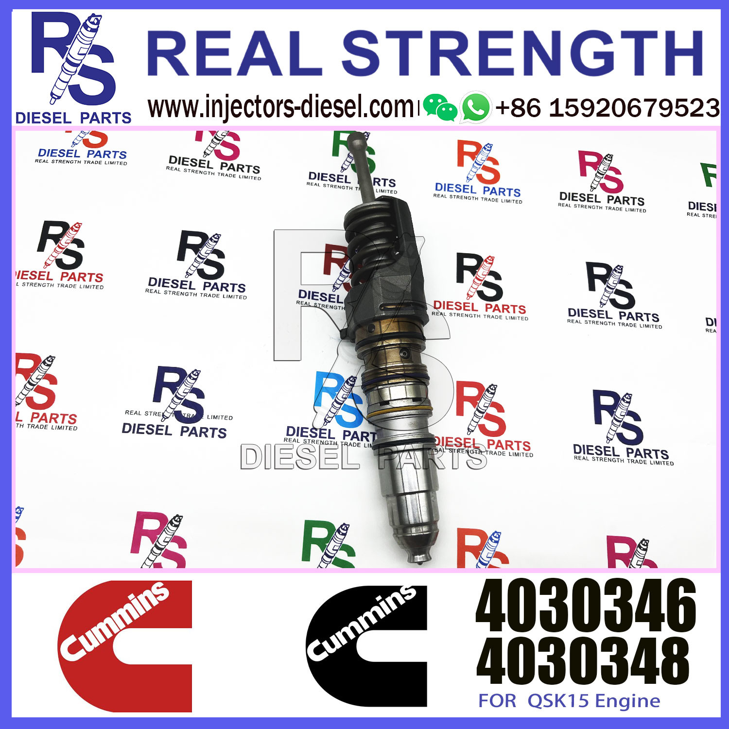 Huida Engine Spare Parts Fuel Injector 1764364 1764365 1846348 4030346