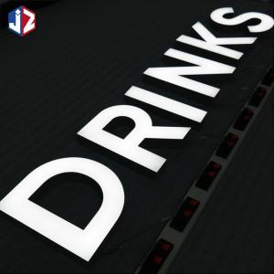 Quality Outdoor Storefront 3D Business Acrylic Signs Illuminated LED Front Lit Letters wholesale