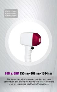 Quality 808nm/808+755+1064nm Diode Laser Hair Removal Machine with Field Installation Service wholesale