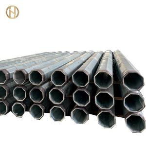Quality Double Circuit Tension Steel Power Poles 50FT 52FT 55FT Long Service Life wholesale