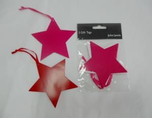 Quality paper gift bag paper label hang tag xmas gift tag golden tag silver tag wholesale