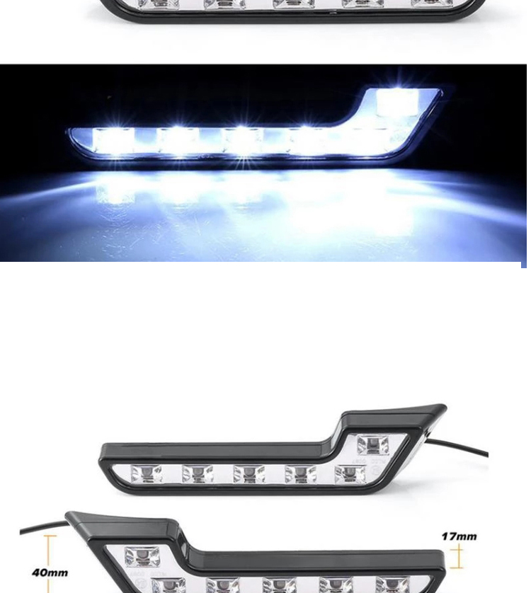 3030 LED Day Time Running Light Emergency Warning Car Drl Lights For BMW