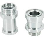 Metric Standard Reusable Carbon Steel and Stainless Hydraulic Hose Transition