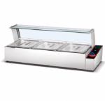 Restaurant Electric Soup Warmer Stainless Steel Bain Marie Temperature Range 0.C