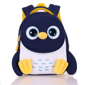 Quality Penguin Waterproof Kids Backpack 3D Baby Toddler Children School Bag Kindergarten wholesale