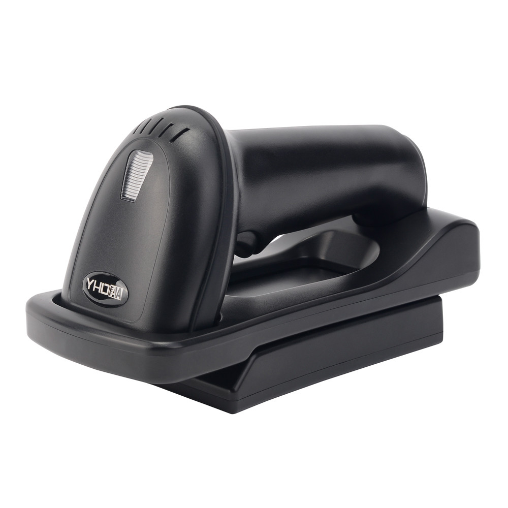 Handheld 2D Qr Code Reader Scanner Wired 4mil Resolution With Base YHD-5800D
