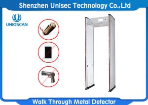 Quality 18 Zone Light Portable Metal Detector For Bar / School / Metro Station wholesale