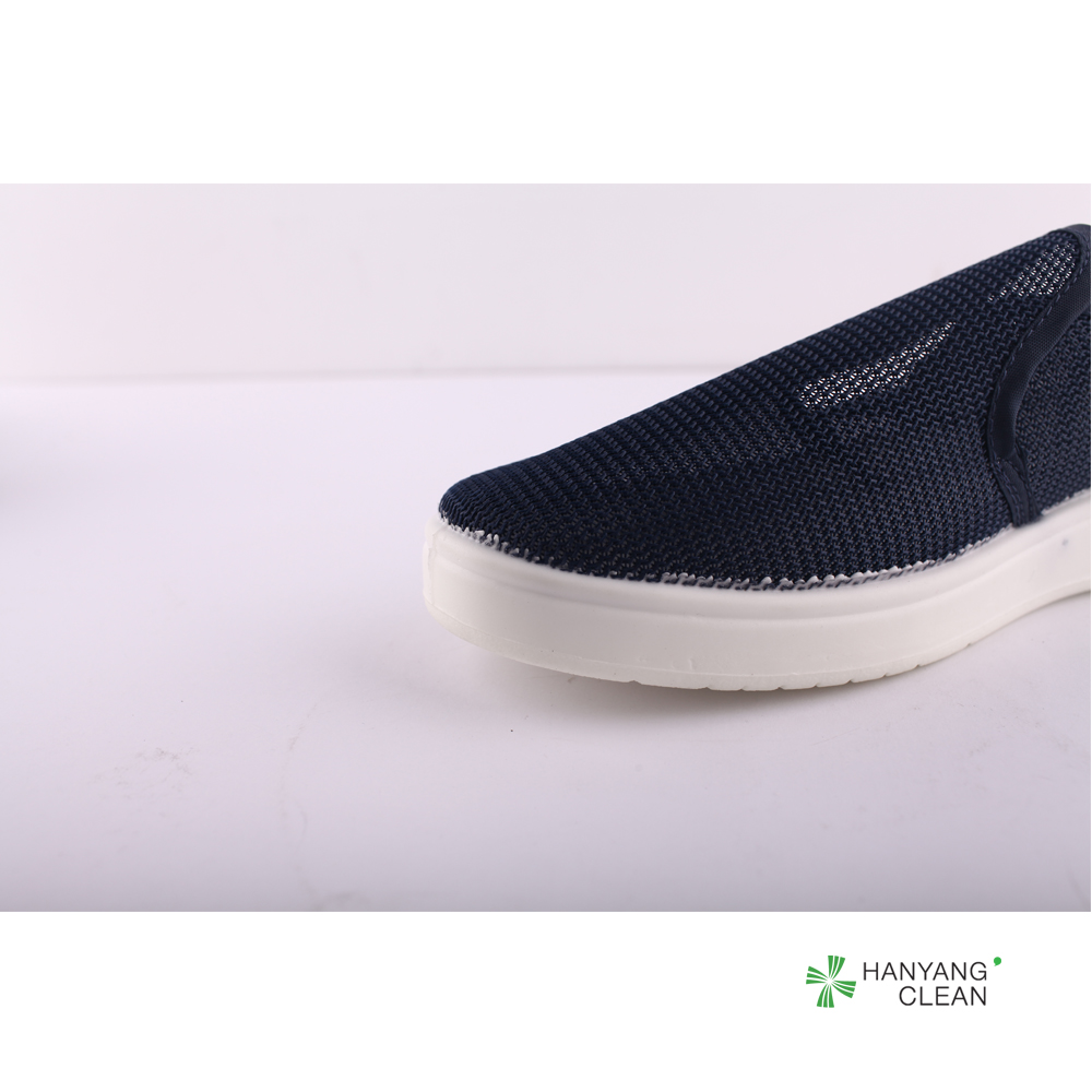 Industrial Brand Breathable PU Sole Cleanroom Antistatic ESD Safety Mesh Work Shoes Wholesale