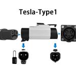 7KW 220v 32A Tesla to J1772 EV Car Charger Adapter Converter for Ptesla charging