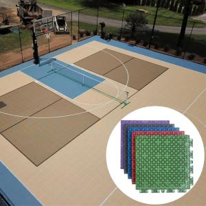 Quality Outdoor Pp Interlocking Badminton Volleyball Sports Court Tiles Portable wholesale