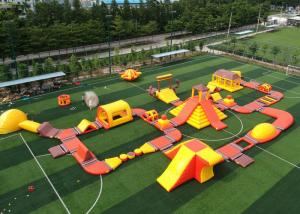 Quality Heat Resistant Inflatable Water Obstacle Course Equipment Large People Capacity wholesale