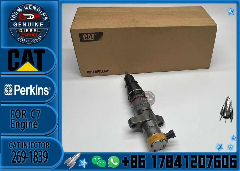 Brand New For C7 C9 Excavator Engine Common Diesel Engine Fuel Rail Injector 269-1839 2691839
