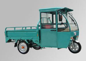 Quality Freight Transport 3 Wheel Electric Cargo Bike 48V 800W Motor Green Steel Body wholesale