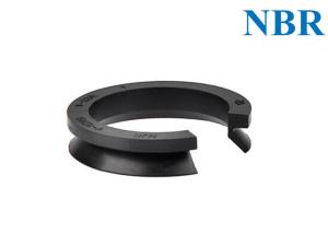 Quality ORK Black Molding Rubber Parts , Nitrile Rubber V Ring Wear Resistance wholesale