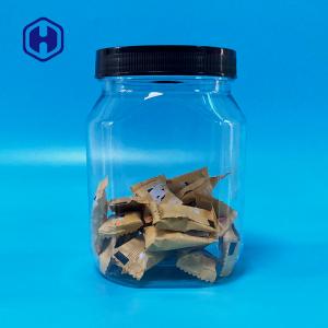 Quality 920ml Airtight Storage Plastic Canning Jars For Candy Biscuit wholesale